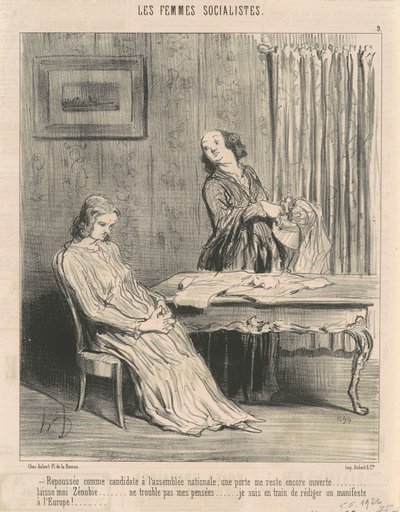 Repoussée ... una puerta me queda abierta ... de Honoré Daumier