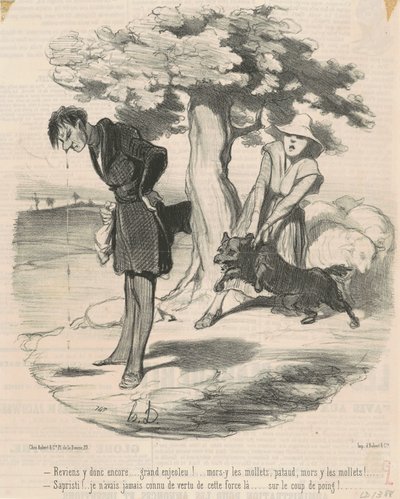 Reviens y donc encore ... grand enjeoleu! de Honoré Daumier