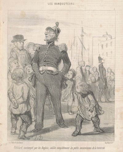 Rifolard... olvida... los inconvenientes de la travesía de Honoré Daumier