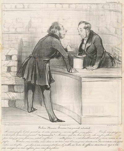Robert Macaire director de Honoré Daumier