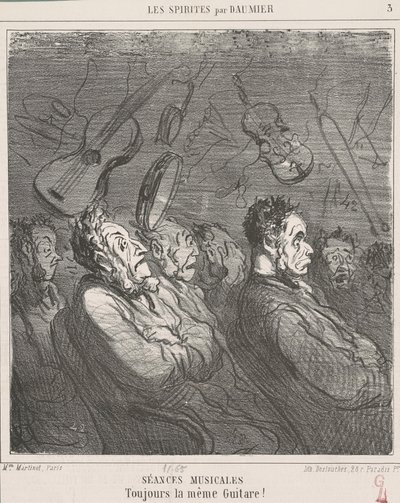 Sesiones musicales de Honoré Daumier