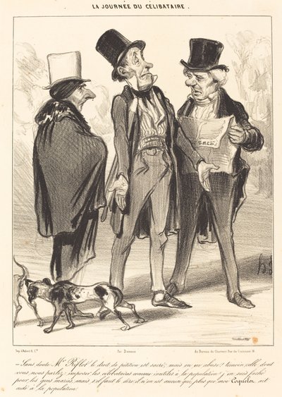 Sin duda el Sr. Riflot el derecho... de Honoré Daumier