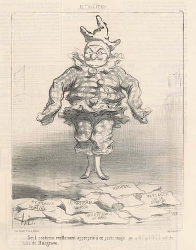 Único Traje Apropiado para Este Personaje de Honoré Daumier