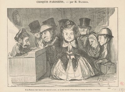 Si la paciencia fuera desterrada del resto... de Honoré Daumier