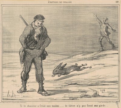 Si el cazador tiene frío... la liebre no tiene frío... de Honoré Daumier