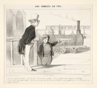 ¿Si mi máquina es buena? de Honoré Daumier