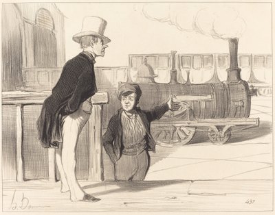 ¿Mi máquina es buena? Creo que sí... de Honoré Daumier