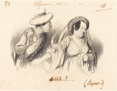 ¡Salgan!... (Bajazet) de Honoré Daumier