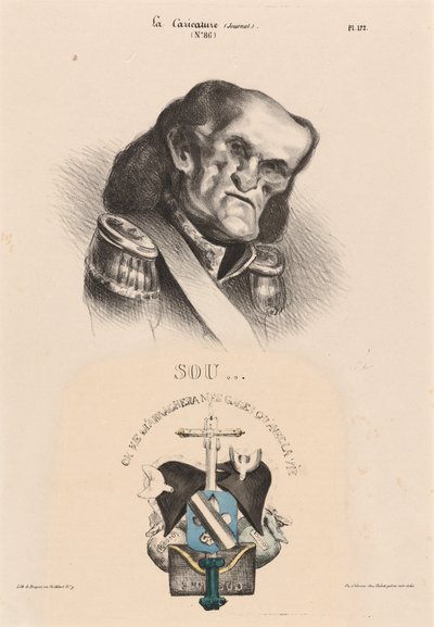 Soult (Mariscal) de Honoré Daumier