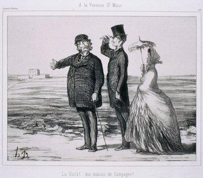 Recuerdo de Artistas- En La Varenne-Saint-Maur de Honoré Daumier