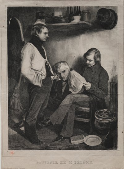 Recuerdo de la Prisión de Ste. Pélagie de Honoré Daumier