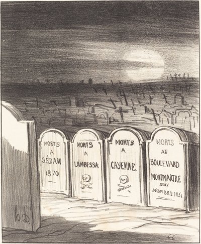 Plaza Napoleón de Honoré Daumier
