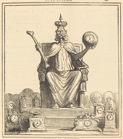 Sucesor de Carlomagno de Honoré Daumier
