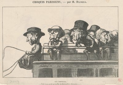 En la imperial de Honoré Daumier