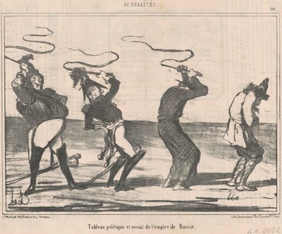 Cuadro ... del imperio de Rusia de Honoré Daumier