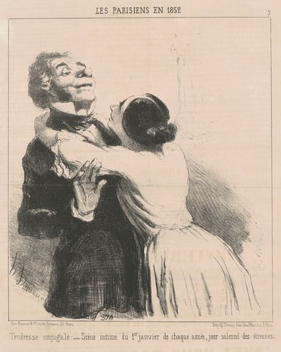 Ternura conyugal de Honoré Daumier