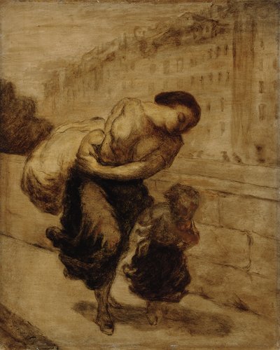 La Carga de Honoré Daumier