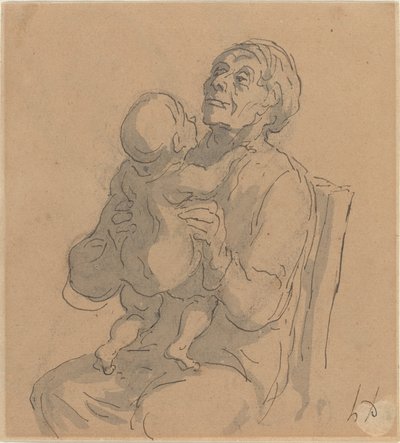 La abuela de Honoré Daumier