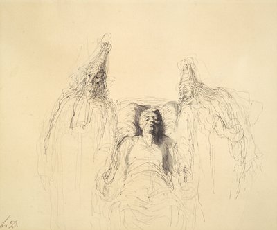 El enfermo imaginario de Honoré Daumier
