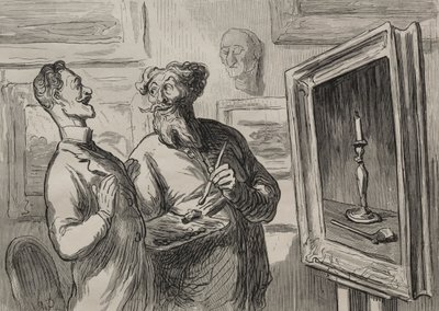 Los Pintores: Un Realista Siempre Encuentra Otro Realista que lo Admire de Honoré Daumier