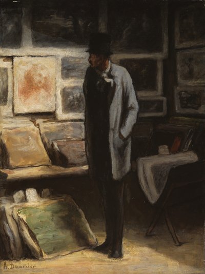 El coleccionista de grabados de Honoré Daumier