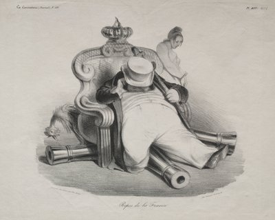 El reposo de Francia de Honoré Daumier
