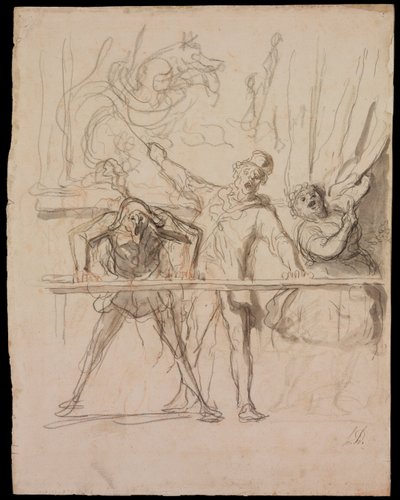 El espectáculo paralelo de Honoré Daumier