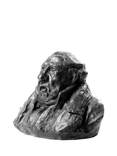 Los bustos de las “Celebridades del Justo Medio” Caricatura de Jean Marie Harle dit Harle père (1765-1838), diputado. La tarta. Escultura de Honoré Daumier (1808-1879) siglo XIX. de Honoré Daumier