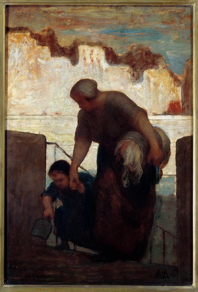 La lavadora de Honoré Daumier