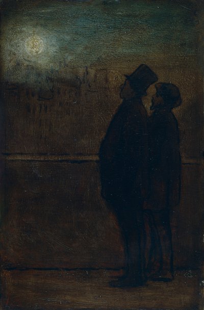 Los Caminantes Nocturnos de Honoré Daumier