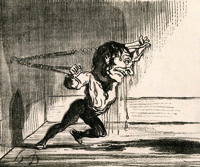 La regeneración del hombre a través de la gimnasia. de Honoré Daumier