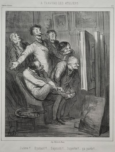 A través de los estudios de Honoré Daumier