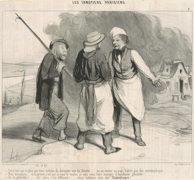 ¡Mira! Yo que creía que acabábamos de descubrir... de Honoré Daumier