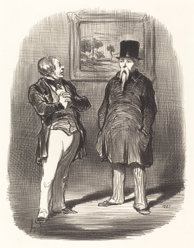 Vaya... no te reconocía... de Honoré Daumier