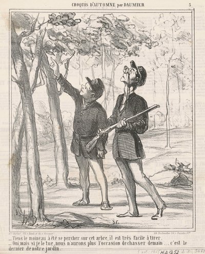 Tiens, el gorrión ha sido separado de Honoré Daumier