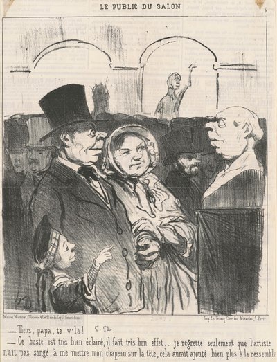 ¡Mira, papá, aquí estás! ... de Honoré Daumier
