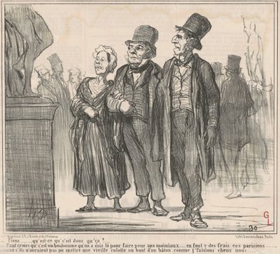 Tiens ... ¿qué es eso? ... de Honoré Daumier