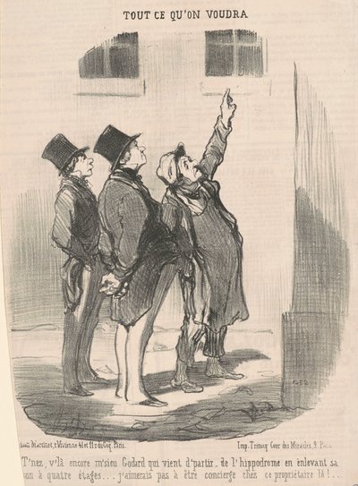 ¡Toma, ahí va de nuevo el Sr. Godard...! de Honoré Daumier