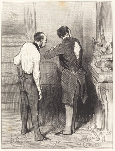 Tu traje me conviene, te lo tomo prestado de Honoré Daumier