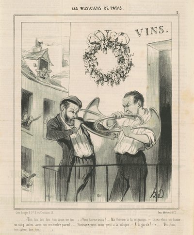 Ton, ton ... ton taine ... de Honoré Daumier