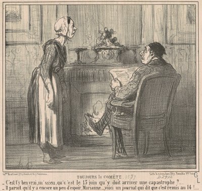 Siempre el cometa de Honoré Daumier