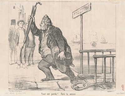 ¡Todo está perdido! Excepto la caja de Honoré Daumier