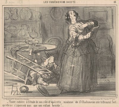 Toda dedicada al estudio de su papel ... de Honoré Daumier