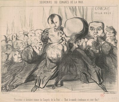 Tercera y Última Sesión del Congreso de Honoré Daumier