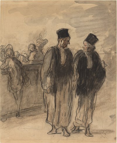Dos Abogados de Honoré Daumier