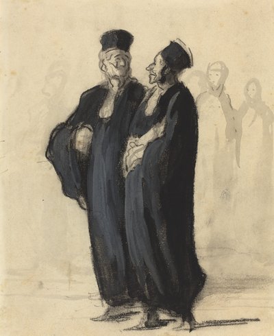 Dos Abogados de Honoré Daumier