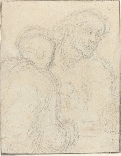 Dos Hombres de Honoré Daumier
