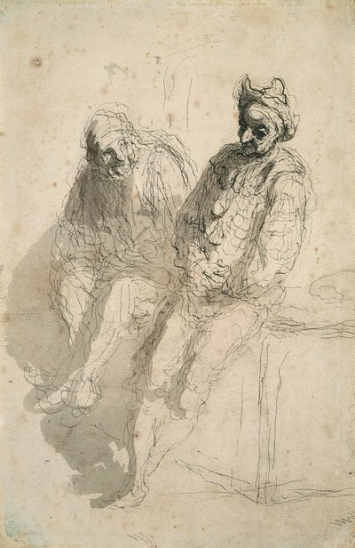 Dos Saltimbanquis de Honoré Daumier