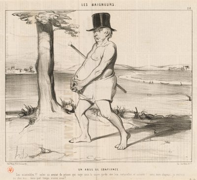 Un abuso de confianza de Honoré Daumier