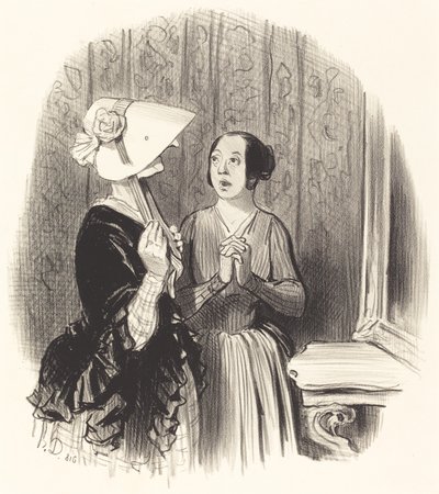 Un Sombrero Pamela de Honoré Daumier